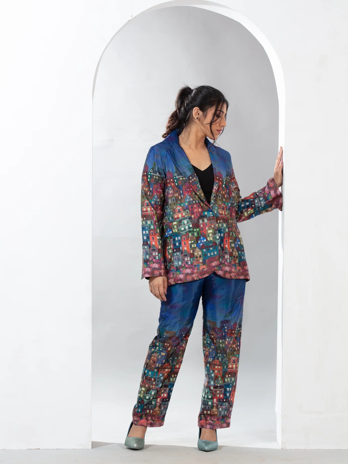 Midnight city blazer co-ord set