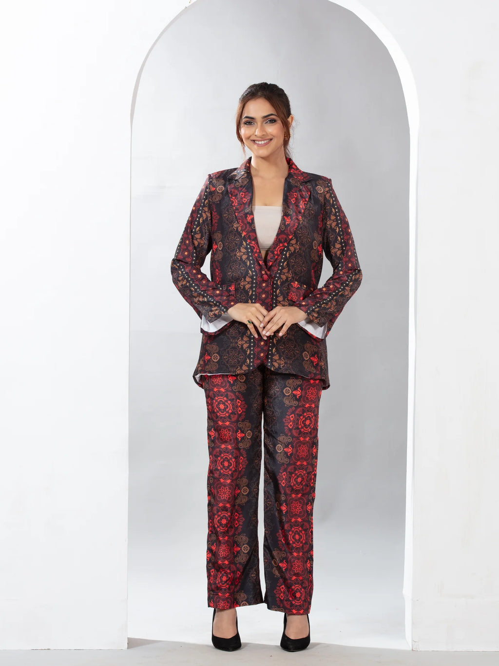 Vintage Blossom blazer co-ord set